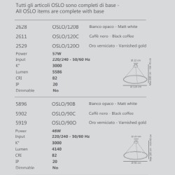Sikrea Oslo Lampada a Sospensione