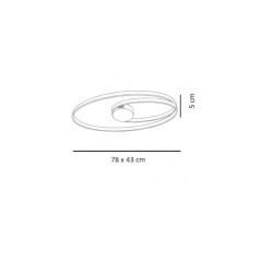 Sikrea Giove Lampada da Soffitto