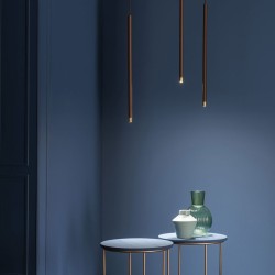 Axo Light Virtus Lampada a Sospensione Marrone/Oro Offerta