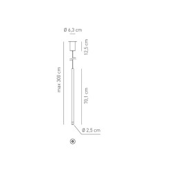 Axo Light Virtus Lampada a Sospensione Marrone/Oro Offerta