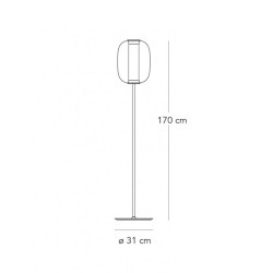 Fontana Arte Meridiano Lampada da Terra
