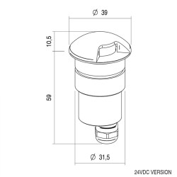 LLD Light Bia Mini Round Faretto da Incasso IP67