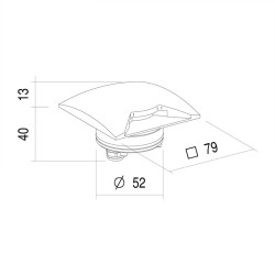 LLD Light Bia Square Faretto da Incasso IP67
