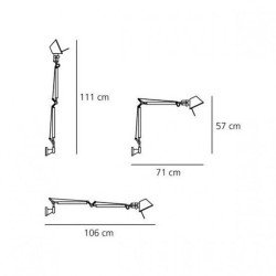 Artemide Tolomeo Mini Lampada da Parete