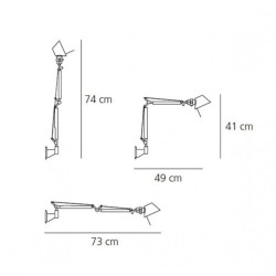 Artemide Tolomeo MicroLED Lampada da Parete