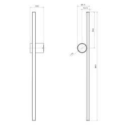 Flos Coordinates W1 Lampada da Parete Offerta