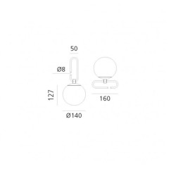 Artemide NH217 Lampada da Tavolo