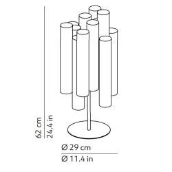 Kundalini Toot Lampada da Tavolo