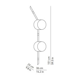Kundalini Floed 2 Lampada da Parete/Soffitto