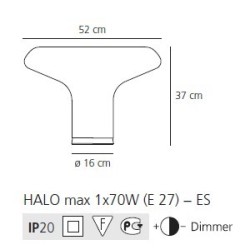 Artemide Lesbo Lampada da Tavolo