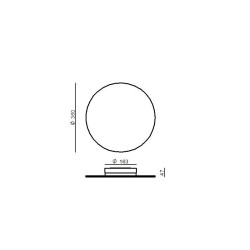 Linea Light Gemini Lampada da Soffitto