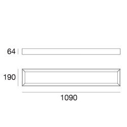 Linea Light Tara_B Lampada da Parete/Soffitto