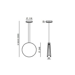 Linea Light Yo-Yo Lampada a Sospensione