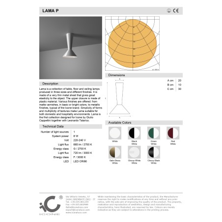 Icone Luce Lama Lampada da Soffitto