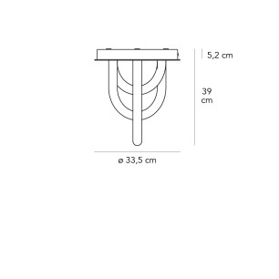 Fontana Arte Oort Lampada da Soffitto
