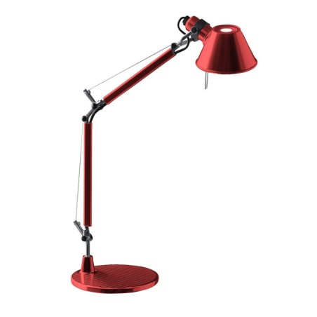Artemide Tolomeo Micro Rosso Lampada da Tavolo Offerta