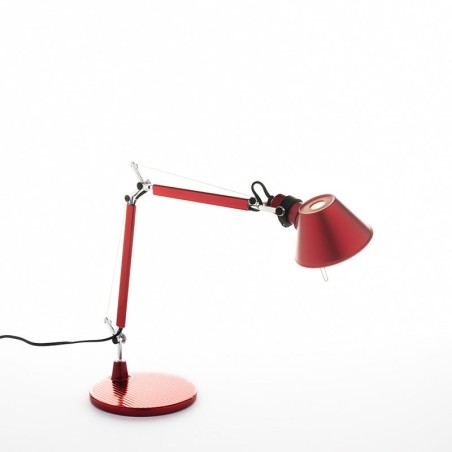 Artemide Tolomeo Micro Rosso Lampada da Tavolo Offerta