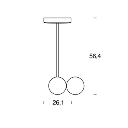 Fontana Arte Optunia Lampada da Soffitto Offerta