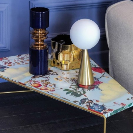 Fontana Arte Bilia Lampada da Tavolo Ottone Offerta