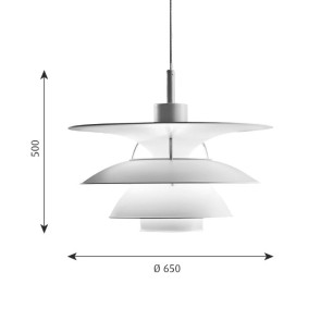 Louis Poulsen PH 6½-6 Lampada a Sospensione Offerta