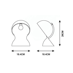 copy of copy of Artemide Dalù Lampada da Tavolo