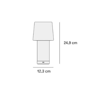 Fontana Arte Cameo Lampada da Tavolo Offerta