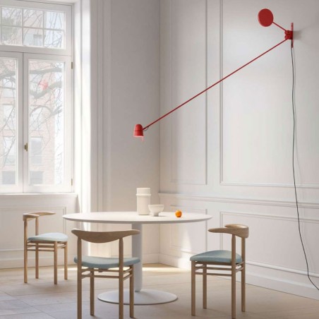 Luceplan Counterbalance Rosso Lampada da Parete