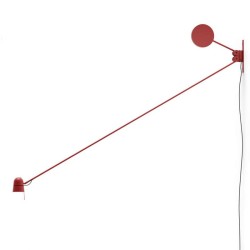 Luceplan Counterbalance Rosso Lampada da Parete