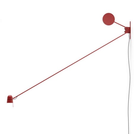 Luceplan Counterbalance Rosso Lampada da Parete