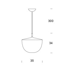 Fontana Arte Cheshire Lampada a Sospensione Offerta
