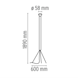 Flos Luminator Lampada da Terra Antracite Offerta
