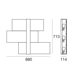 copy of Triad 88 wall/ceiling lamp