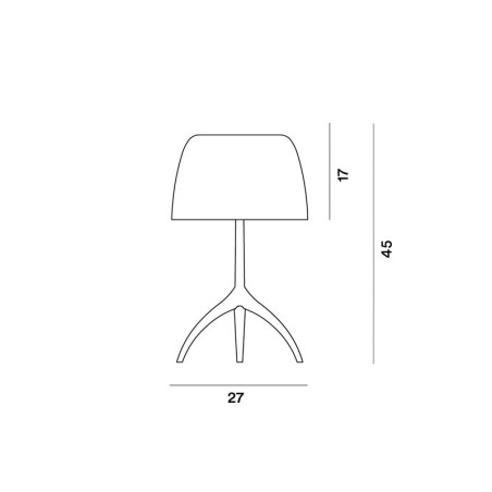 Foscarini Lumiere Grande Nuances  Sahara Lampada da Tavolo