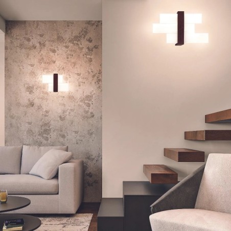 Linea Light Triad 88  Noce Lampada da  Parete/Soffitto Offerta