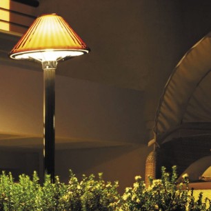 Goccia Illuminazione I-Dea Alluminio H 97,5 Paletto per Esterno