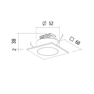 LLD Light Emera S S Incasso per Controsoffitto