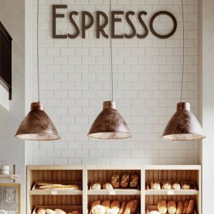 Il Fanale Loft Lampada a Sospensione Grande C/Cavo