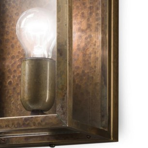 Il Fanale Quadro 262.01.OT Lampada da Parete per Esterno