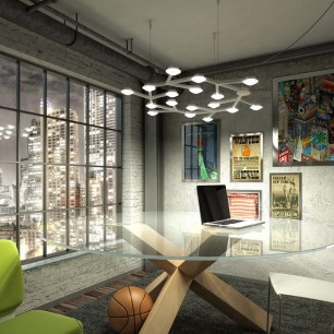 Led Net circular suspension lamp_A_Inclusa_Lampadina/e_inclusa/e_nella_confezione_Included