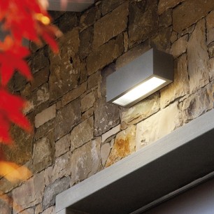 Rossini Illuminazione Rufy Biemissione Lampada da Parete per Esterno