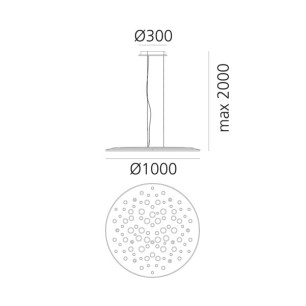 Artemide Silent Field 2.0 Lampada a Sospensione