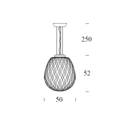 copy of Pinecone Suspension lamp | ProfessioneLuce