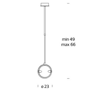 Fontana Arte Nobi Lampada a Sospensione Offerta