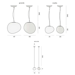 Foscarini Gregg Grande Lampada a Sospensione Offerta