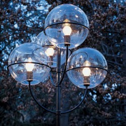 Oluce Lyndon H 200 Lampada da Terra per Esterno